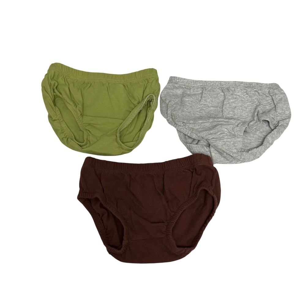 Carters Baby 18M Diaper Covers Bloomers 3 Pack Brown Green Gray Cotton Solid